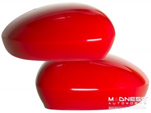 Alfa Romeo 4C Mirror Covers - Gloss Red Finish V2